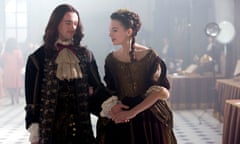 Louis XIV (George Blagden) and his current favourite squeeze, Madame de Montespan (Anna Brewster).