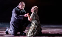 Memorable … Bryn Terfel as The Dutchman and Elisabet Strid as Senta in The Flying Dutchman.