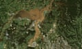 Flooding along the Hawkesbury River.