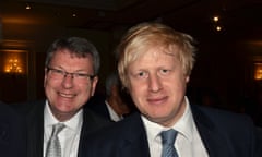 Lynton Crosby, left, is a close ally of Boris Johnson.