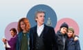 Sean Bean and Anna Friel in Broken; Peter Capaldi in Doctor Who; and Ian Daniel and Ellen Page in Gaycation