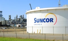 Suncor Energy oil refinery.