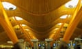 Spain, Madrid, the Barajas International Airport, the Terminal 4 (T4) by architects Carlos Lamela and Richard Rogers<br>B9MXCT Spain, Madrid, the Barajas International Airport, the Terminal 4 (T4) by architects Carlos Lamela and Richard Rogers