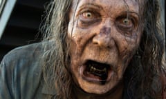 Greg Nicotero as a walker in The Walking Dead.