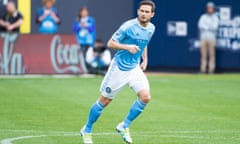 New York Red Bulls v New York City FC<br>NEW YORK, NY - MAY 21: Midfielder Frank Lampard #8 of New York City FC enters the match for the first time this season during the match vs New York Red Bulls at Yankee Stadium on May 21, 2016 in New York City. New York Red Bulls defeats New York City FC 7-0. (Photo by Michael Stewart/Getty Images)