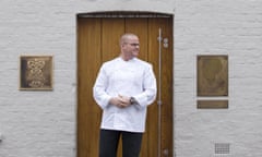 Heston Blumenthal at the Fat Duck in Bray, Berkshire.