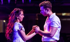 Gabriela Garcia as Maria and Andy Coxon as Tony in West Side Story at Royal Exchange, Manchester.