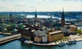 View over Stockholm Sweden from Stadshuset City Hall<br>B5942N View over Stockholm Sweden from Stadshuset City Hall