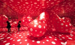 Walking in My Mind by Yayoi Kusama at Hayward Gallery in London.