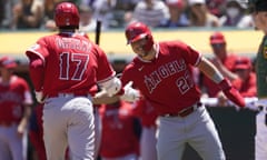 Mike Trout has help from the likes of Shohei Ohtani as they attempt to make the playoffs this season