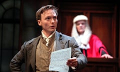 Trial By Laughter at The Watermill Theatre. Joseph Prowen and Nicholas Murchie. Photo by Philip Tull.