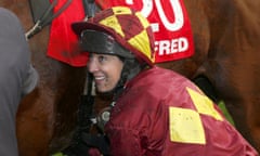 Hayley Turner pictured after finishing second in the November Handicap on her most recent ride at the end of last season.