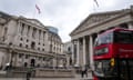 The Bank of England headquarters in London last week.