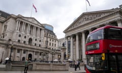 The Bank of England headquarters in London last week.