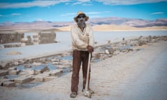 Antonio Calpanchay, now 45, has cut and sold blocks of salt from the Salinas Grandes, in northern Argentina, since he was 12.