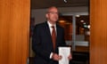 NSW Opposition Leader Luke Foley arrives to speak to the media at Parliament House in Sydney, Thursday, 8 November, 2018. 