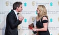 Eddie Redmayne and Kate Winslet at the EE Bafta Film awards.