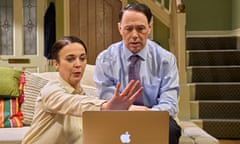 Amanda Abbington and Reece Shearsmith in The Unfriend.