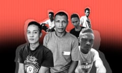 Composite of (L-R) Maikel Husa, Usman Ari, Vandi, Rudi Usmand, Hamzah Gogo and Muhammad Maleng