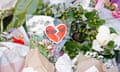 Tributes Continue For Victims Of Fatal Bourke Street Mall Car Attack<br>MELBOURNE, AUSTRALIA - JANUARY 25: Floral tributes lie on the ground at Bourke St Mall for victims of the Bourke Street Mall Attack on January 25, 2017 in Melbourne, Australia. Five people, including an infant, were killed and more than 30 are injured after a man deliberately drove his car into pedestrians in Bourke Street Mall on Friday. (Photo by Scott Barbour/Getty Images)