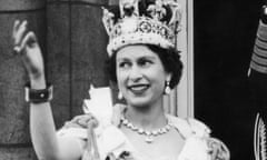  Queen Elizabeth II at her coronation. 