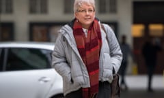 Carrie Gracie outside BBC Broadcasting House