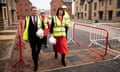 Labour leader Keir Starmer and shadow chancellor Rachel Reeves visit a housing development in Milton Keynes on 14 November 2022.