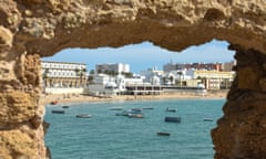 Playa de la Caleta from Castillo de Santa Catalina