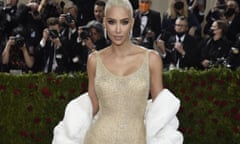 Kim Kardashian wears Marilyn Monroe’s iconic dress at the Met Gala in May.