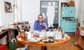 Turner prize nominee Lubaina Himid in her studio in Preston.