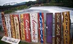 THE PROMISE IX<br>EASTON, PA - September 17, 2017: Lisbeth Serina’s signs are priced for sale during the 21st Annual Easton Riverside Festival of the Arts in Easton, PA September 17, 2017. CREDIT: Mark Makela for The Guardian