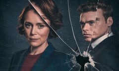 Julia Montague (Keeley Hawes) and David Budd (Richard Madden) in The Bodyguard