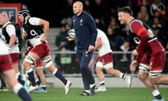 England head coach Steve Borthwick watches his players