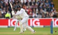 Johnny Bairstow of England bats during day two of Fifth Test Match between England and India at Edgbaston.
