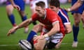 Liam Williams in action against France