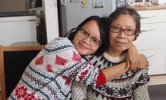 Ann Lee with her mum, Tim Kiu Lee