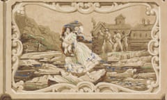 Cropped Uncle Tom's Cabin wallpaper, c.1853, Heywood, Higginbottom, Smith and Company Purchased with Art Fund support
