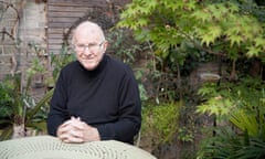 Writer and broadcaster Clive James in his garden