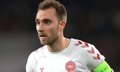 Christian Eriksen in action for Denmark in 2018