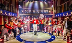 Always lovable … the cast in Barnum, Watermill Theatre, 2024.