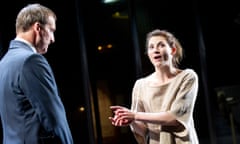 Christopher Eccleston as Creon and Jodie Whittaker as Antigone in the National theatre’s 2012 production of Antigone
