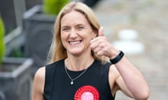 Batley and Spen by-election<br>Kim Leadbeater walks along the canal path in Huddersfield after winning the Batley and Spen by-election and now representing the seat previously held by her sister Jo Cox, who was murdered in the constituency in 2016. Picture date: Friday July 2, 2021.