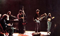 THE LAST WALTZ (US 1978) The Band: l-r: RICHARD MANUEL, GARTH HUDSON, RICK DANKO, ROBBIE ROBERTSON, LEVON HELM