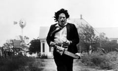 FILM STILLS<br>No Merchandising. Editorial Use Only. No Book Cover Usage Mandatory Credit: Photo by Everett/REX Shutterstock (497730y) ‘The Texas Chainsaw Massacre’, Gunnar Hansen, 1974 FILM STILLS