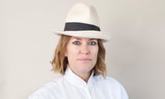 Cerys Matthews wearing a hat and white shirt