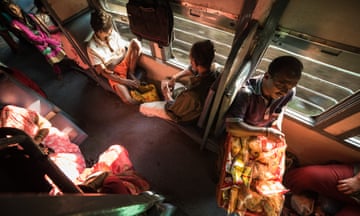 Train vendor, Goa - I took a local train from Goa to Gokarna, south of Goa. It was a hot day and I took a photo of a train vendor having a small break. I really love the train rides in India. The best part is meeting and chatting with locals over a cup of chai.
