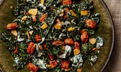 Yotam Ottolenghi’s cavolo nero with chorizo and preserved lemon: give your greens a Spanish twist.