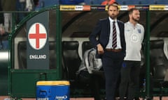 Bulgaria v England, UEFA Euro 2020 Qualifying Group A, Football, Vasil Levski National Stadium, Sofia, Bulgaria - 14 Oct 2019<br>Editorial Use Only
Mandatory Credit: Photo by Michael Zemanek/BPI/REX/Shutterstock (10443549fy)
Gareth Southgate manager of England
Bulgaria v England, UEFA Euro 2020 Qualifying Group A, Football, Vasil Levski National Stadium, Sofia, Bulgaria - 14 Oct 2019