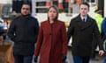 Sanjeev Bhaskar, Nicola Walker and Lewis Reeves in the third sseries of ITV’s cop show Unforgotten.