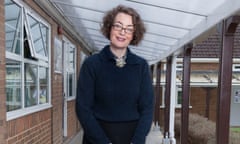 Kate Clanchy MBE, writer, teacher, poet photographed at Oxford Spires Academy, Oxford